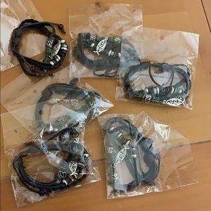🌟HP🌟Leather Jesus bracelets